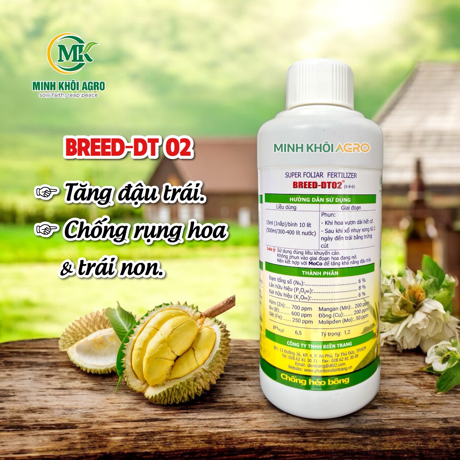 Breed DT02 - Chai 500ml (Trimix DT)